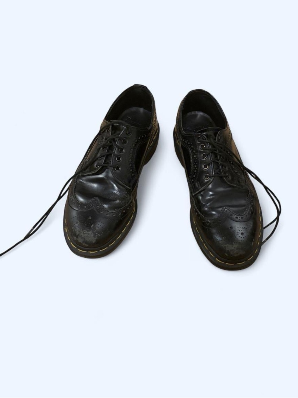 Dr. Martens Black Brogue Derby Shoes